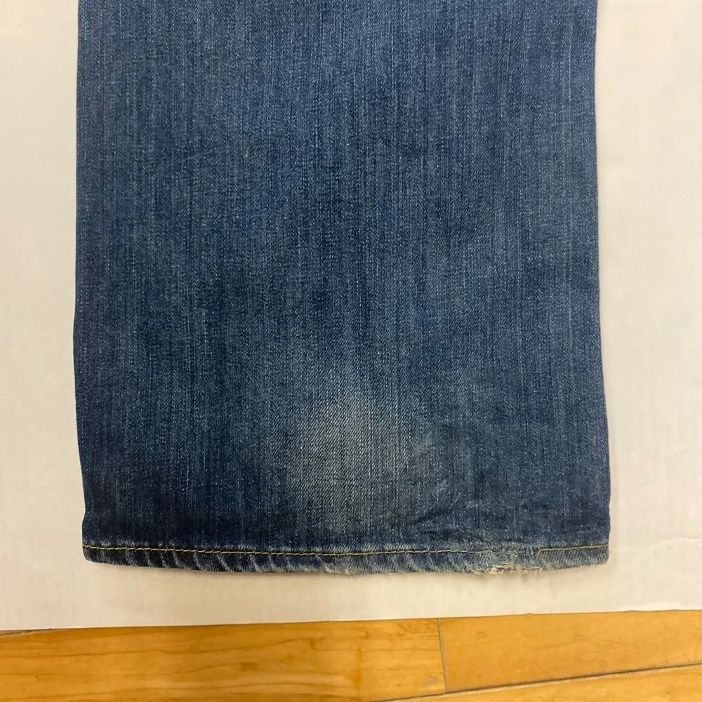 True Religion Dark Blue Relaxed Bootcut Jeans 38x32